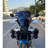 Motocam CF Moto 450 MT Ön Cam 2023-2026 Model 41 cm Siyah Renkli 4 mm Motosiklet Rüzgarlık