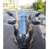 Motocam CF Moto 700 MT Ön Cam 2023-2026 Model 56 cm Şeffaf Renkli 4 mm Motosiklet Rüzgarlık