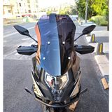 Motocam CF Moto 700 MT Ön Cam 2023-2026 Model 56 cm Siyah Renkli 4 mm Motosiklet Rüzgarlık