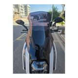 Motocam Dofern JDF 250 T Ön Cam 2024-2026 Model 60 cm Siyah Renkli 4 mm Uzun Motosiklet Rüzgarlık