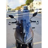 Motocam Falcon Trex 188 Ön Cam 2022-2026 Model 65 cm Füme Renkli 4 mm Orta Boy Motosiklet Rüzgarlık