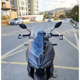 Motocam Falcon Trex 188 Ön Cam 2022-2026 Model 65 cm Şeffaf Renkli 4 mm Orta Boy Motosiklet Rüzgarlık