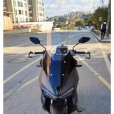 Motocam Falcon Trex 188 Ön Cam 2022-2026 Model 78 cm Şeffaf Renkli 4 mm Uzun Motosiklet Rüzgarlık
