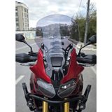 Motocam Honda Africa Twin CRF 1000 Ön Cam 2016-2020 Model 55 cm Füme Renkli 4 mm Uzun Motosiklet Rüzgarlık