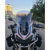 Motocam Honda Africa Twin CRF 1100L L1 Ön Cam 2020-2023 Model 51 cm Füme Renkli 4 mm Uzun Motosiklet Rüzgarlık