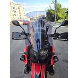 Motocam Honda CRF 250 Rally Ön Cam 2017-2026 Model 56 cm Füme Renkli 4 mm Motosiklet Rüzgarlık