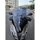 Motocam Honda Forza 300 Ön Cam 2014-2017 Model 78 cm Füme Renkli 4 mm Elcikli Motosiklet Rüzgarlık