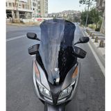 Motocam Honda Forza 300 Ön Cam 2014-2017 Model 78 cm Siyah Renkli 4 mm Elcikli Motosiklet Rüzgarlık