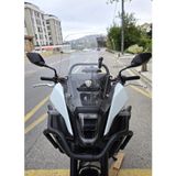 Motocam Honda NX 500 Ön Cam 2025-2026 Model 34 cm Şeffaf Renkli 4 mm Orijinal Boylu Motosiklet Rüzgarlık