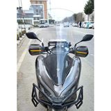 Motocam Honda PCX 2018-2020 Model 83 cm Füme Renkli 4 mm Uzun Ön Cam