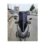 Motocam Honda PCX 2018-2020 Model Uyumlu 83 cm Siyah Renkli 4 mm Uzun Ön Cam Siperlik