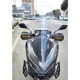 MOTOCAM Honda PCX Ön Cam 2018-2020 Model 83cm Şeffaf Renkli 4mm UZUN hopcx182083se