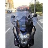 Motocam Honda Silverwing SWT 400 Ön Cam 2006-2009 Model 68 cm Füme Renkli 4 mm Elcikli Motosiklet Rüzgarlık