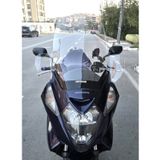 Motocam Honda Silverwing SWT 400 Ön Cam 2006-2009 Model 68 cm Şeffaf Renkli 4 mm Elcikli Motosiklet Rüzgarlık