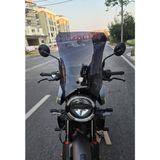 Motocam Husqvarna Svartpilen 250 Ön Cam 2024-2026 Model 47 cm Siyah Renkli 4 mm Motosiklet Rüzgarlık