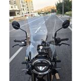 Motocam Husqvarna Svartpilen 401 Ön Cam 2024-2026 Model 47 cm Şeffaf Renkli 4 mm Motosiklet Rüzgarlık