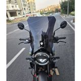 Motocam Husqvarna Svartpilen 401 Ön Cam 2024-2026 Model 47 cm Siyah Renkli 4 mm Motosiklet Rüzgarlık