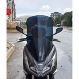 Motocam Kanuni Reha 250 Ön Cam 2022-2026 Model 72 cm Siyah Renkli 4 mm Uzun Motosiklet Rüzgarlık