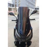 Motocam Kanuni Seha 150 Ön Cam 2022-2026 Model 75 cm Siyah Renkli 4 mm Uzun Motosiklet Rüzgarlık