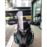 Motocam Kove 510 X Ön Cam 2024-2026 Model 53 cm Füme Renkli 4 mm Motosiklet Rüzgarlık