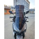 Motocam Kral Arneb 150 Ön Cam 2023-2026 Model 78 cm Siyah Renkli 4 mm Uzun Motosiklet Rüzgarlık