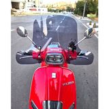 Motocam Küba Az 50 Ön Cam 2023-2026 Model 37 cm Füme Renkli Elcikli Aparatsız Motosiklet Rüzgarlık