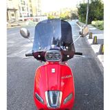 Motocam Küba Az 50 Ön Cam 2023-2026 Model 42 cm Siyah Renkli Aparatsız Motosiklet Rüzgarlık