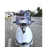 Motocam Küba Bannry Ön Cam 2024-2026 Model 43 cm Füme Renkli 4 mm Aparatsız Motosiklet Rüzgarlık