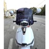 Motocam Küba Bannry Ön Cam 2024-2026 Model 43 cm Siyah Renkli 4 mm Aparatsız Motosiklet Rüzgarlık