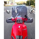 Motocam Kuba Bevely Ön Cam 2022-2026 Model 37 cm Füme Renkli 4 mm Elcikli Aparatsız Motosiklet Rüzgarlık