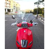 Motocam Kuba Bevely Ön Cam 2022-2026 Model 37 cm Şeffaf Renkli 4 mm Elcikli Aparatsız Motosiklet Rüzgarlık