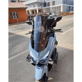 Motocam Küba Chia 125 Ön Cam 2023-2026 Model 75 cm Siyah Renkli 4 mm Uzun Motosiklet Rüzgarlık