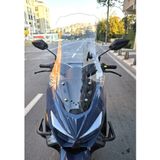 Motocam Küba Newcity 125 Ön Cam 2023-2026 Model 75 cm Şeffaf Renkli 4 mm Uzun Motosiklet Rüzgarlık