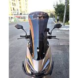Motocam Küba Newlight 50 Pro Ön Cam 2023-2026 Model 75 cm Siyah Renkli 4 mm Uzun Motosiklet Rüzgarlık