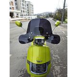 Motocam Küba Ravida 125 Ön Cam 2024-2026 Model 37 cm Siyah Renkli 4 mm Elcikli Aparatsız Motosiklet Rüzgarlık