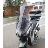 Motocam Küba Rubano 150 Ön Cam 2023-2026 Model 75 cm Füme Renkli 4 mm Uzun Motosiklet Rüzgarlık