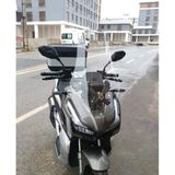 Motocam Küba Rubano 150 Ön Cam 2023-2026 Model 75 cm Şeffaf Renkli 4 mm Uzun Motosiklet Rüzgarlık