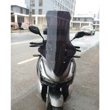 Motocam Küba Rubano 150 Ön Cam 2023-2026 Model 78 cm Siyah Renkli 4 mm Motosiklet Rüzgarlık