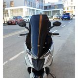 Motocam Kymco Dink R 150 Ön Cam 2023-2026 Model 77 cm Siyah Renkli 4 mm Motosiklet Rüzgarlık