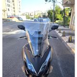 Motocam Kymco Downtown GT 350 Ön Cam 2024-2026 Model 62 cm Şeffaf Renkli 4 mm Motosiklet Rüzgarlık