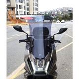 Motocam Kymco Skytown 125 Ön Cam 2023-2026 Model 72 cm Füme Renkli 4 mm Uzun Motosiklet Rüzgarlık