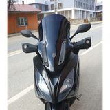 Motocam Kymco Xciting 400 İ Ön Cam 2008-2017 Model 72 cm Siyah Renkli 4 mm Uzun Motosiklet Rüzgarlık
