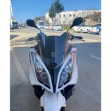Motocam Kymco Xtown 250 İ Ön Cam 2016-2026 Model 78 cm Şeffaf Renkli 4 mm Uzun Motosiklet Rüzgarlık