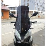 Motocam Mondial Ressivo 250 Ön Cam 2023-2026 Model 75 cm Siyah Renkli 4 mm Uzun Motosiklet Rüzgarlık
