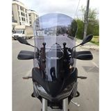 Motocam Moto Guzzi Stelvio Ön Cam 2024-2026 Model 57 cm Füme Renkli 4 mm Motosiklet Rüzgarlık