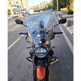 Motocam Moto Guzzi V7 Stone Ön Cam 2021-2023 Model 52 cm Şeffaf Renkli 4 mm Aparatsız Motosiklet Rüzgarlık