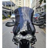 Motocam Moto Guzzi V85 Ön Cam 2019-2023 Model 58 cm Siyah Renkli 4 mm Motosiklet Rüzgarlık
