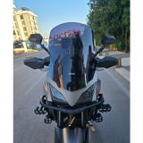 Motocam Moto Morini X-Cape 650 Ön Cam 2019-2026 Model 48 cm Siyah Renkli 4 mm Uzun Motosiklet Rüzgarlık