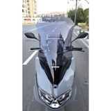 Motocam Motolüx MCX 125 Ön Cam 2024-2026 Model 68 cm Füme Renkli 4 mm Uzun Motosiklet Rüzgarlık