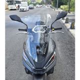 Motocam Motolüx Wow 150 Ön Cam 2023-2026 Model 55 cm Şeffaf Renkli 4 mm Kısa Motosiklet Rüzgarlık